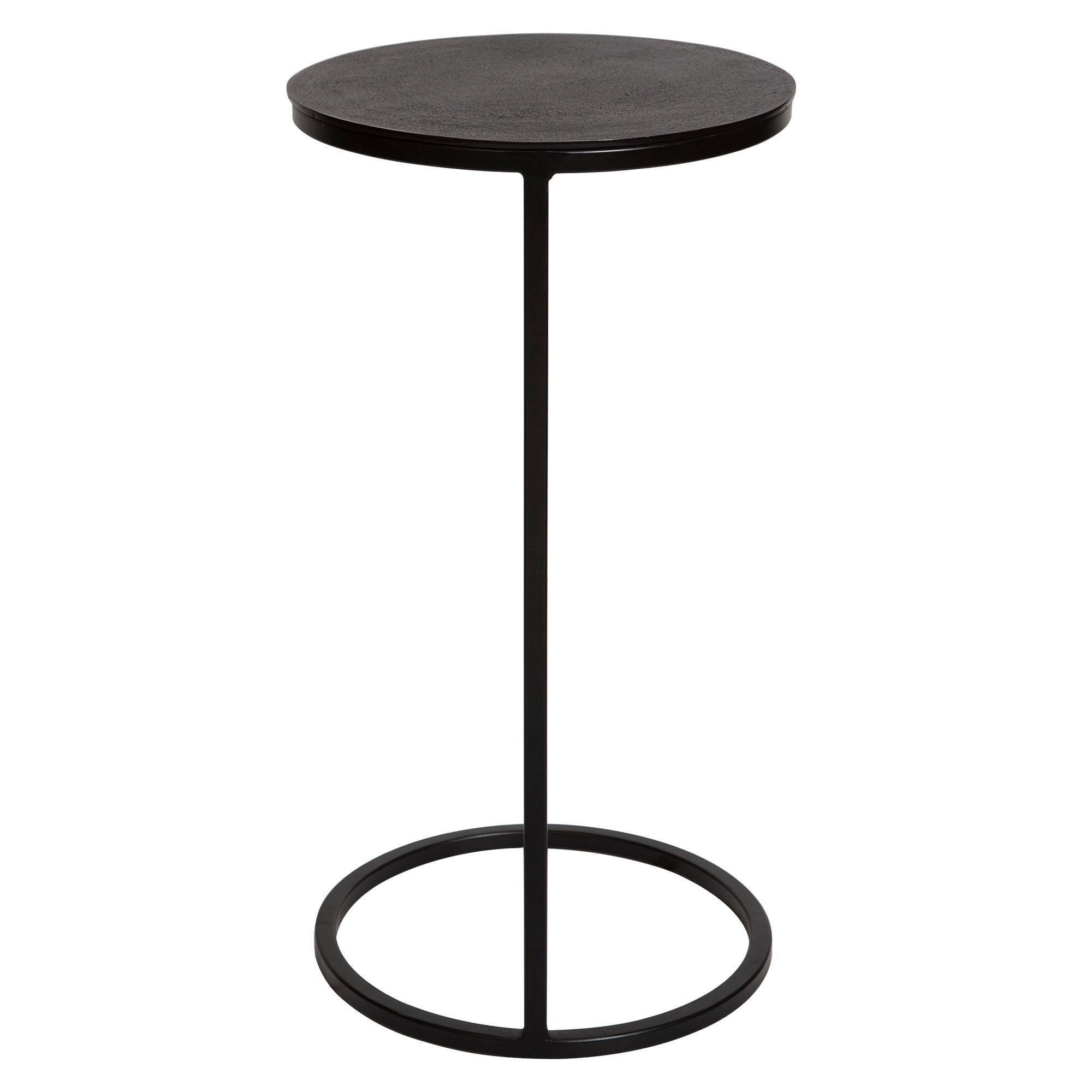 Image 6 Uttermost Brunei 12 1/2" Wide Aged Black and Bronze Round Accent Table more views