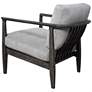 Uttermost Brunei Steel Gray Fabric Accent Chair