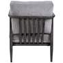 Uttermost Brunei Steel Gray Fabric Accent Chair
