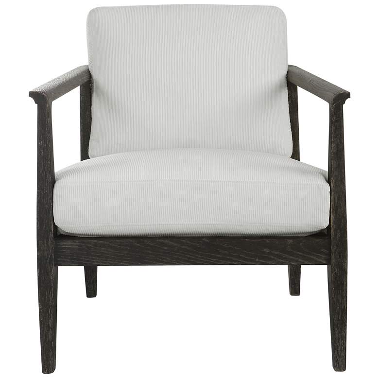 Image 1 Uttermost Brunei White Accent Chair