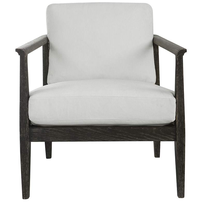 Image 2 Uttermost Brunei White Accent Chair