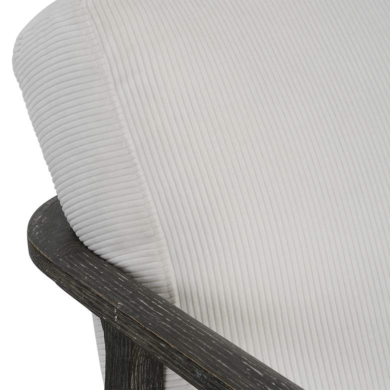 Image 7 Uttermost Brunei White Accent Chair more views