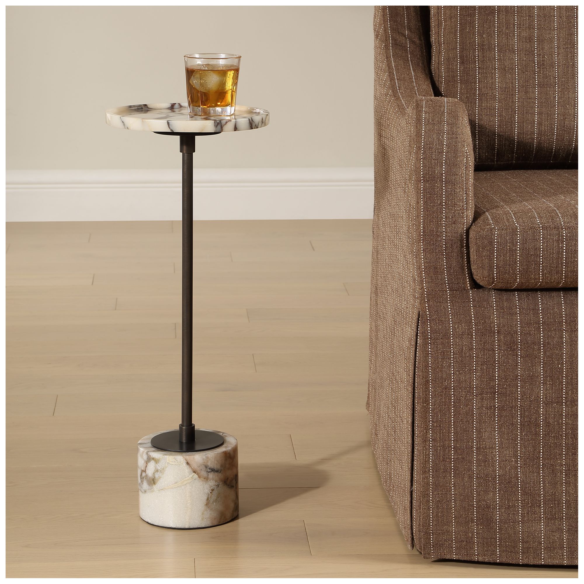 Image 3 Uttermost Brunson 9 1/2" Wide Accent Table more views