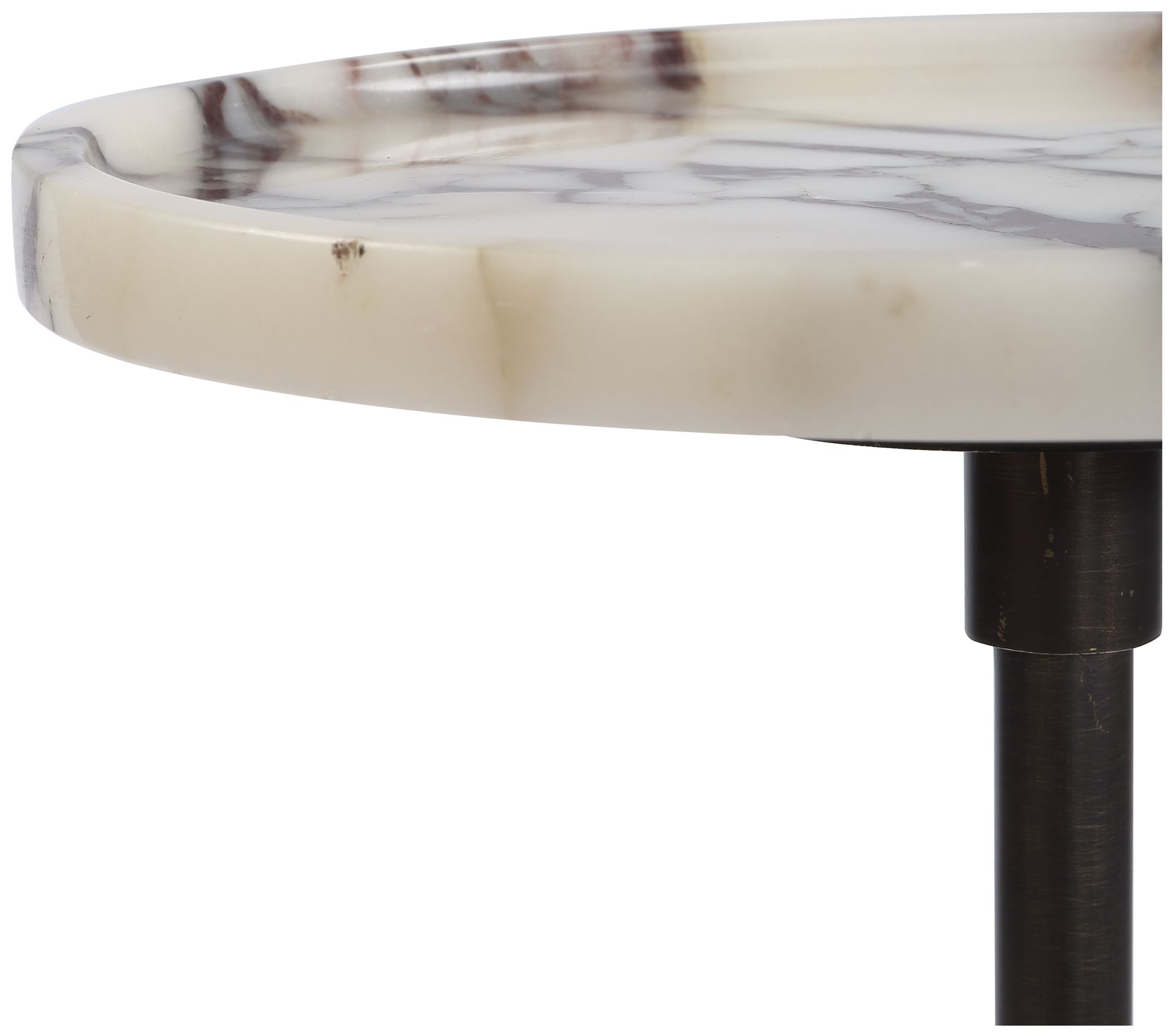 Image 5 Uttermost Brunson 9 1/2" Wide Accent Table more views