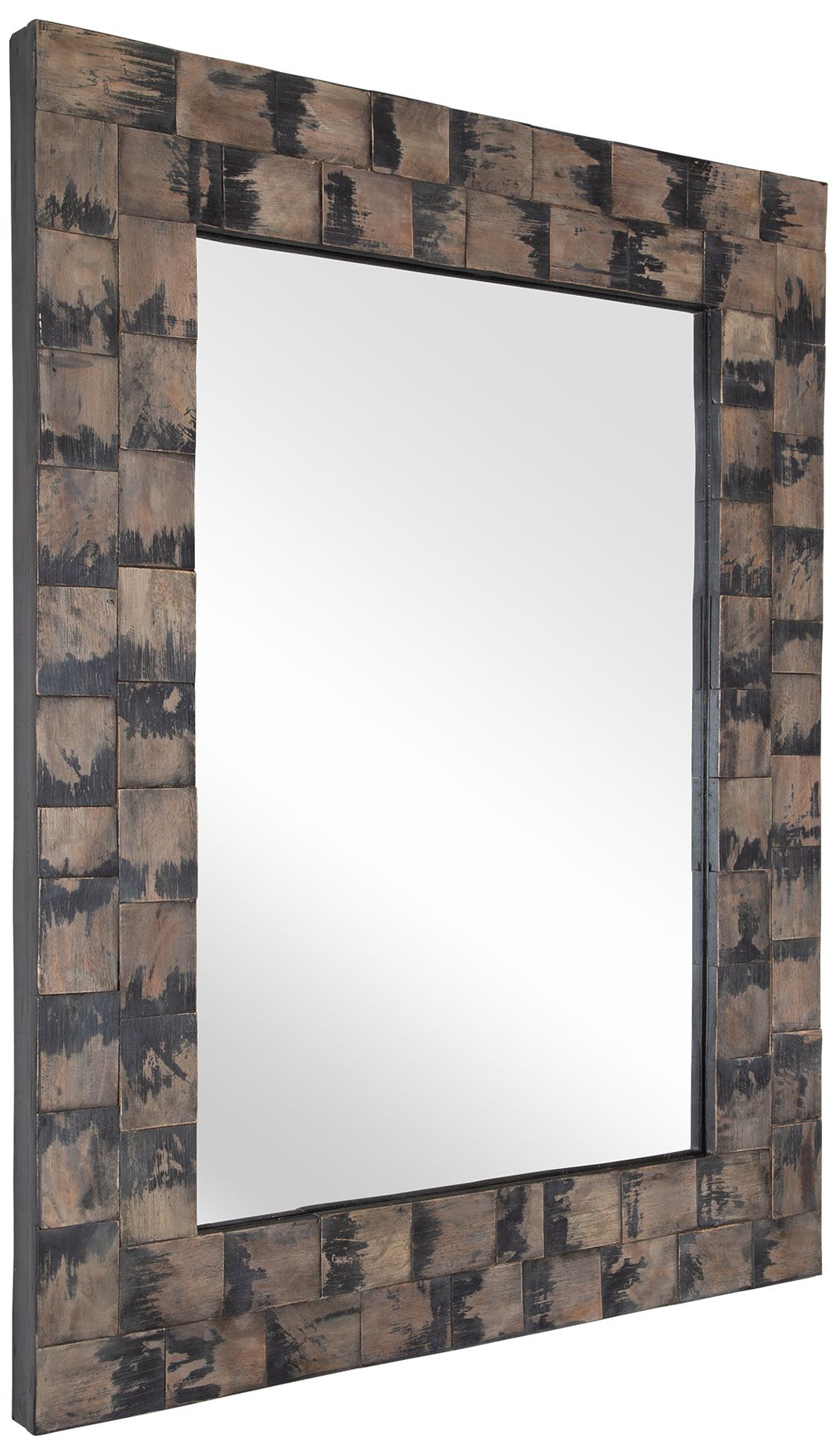 Uttermost Burke 25 3/4" x 47" Wood Mirror