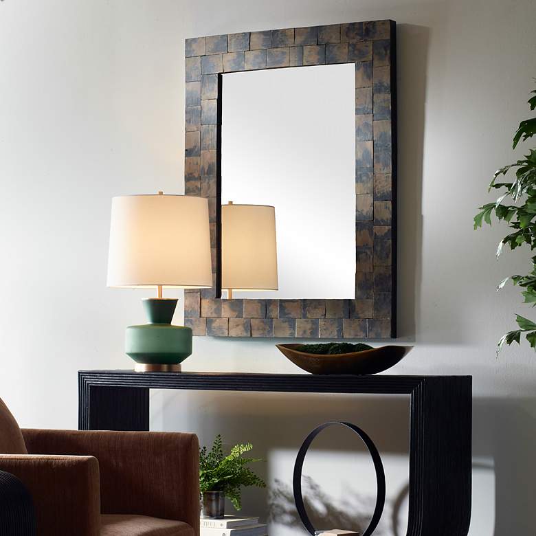 Image 3 Uttermost Burke 25 3/4" x 47" Wood Mirror more views