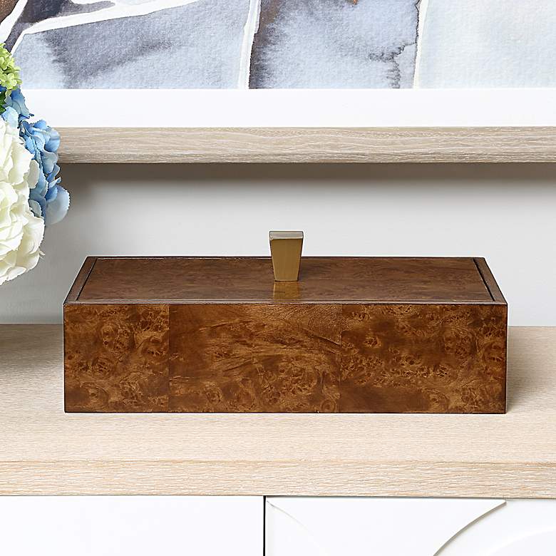 Image 3 Uttermost Burl Haven Box more views