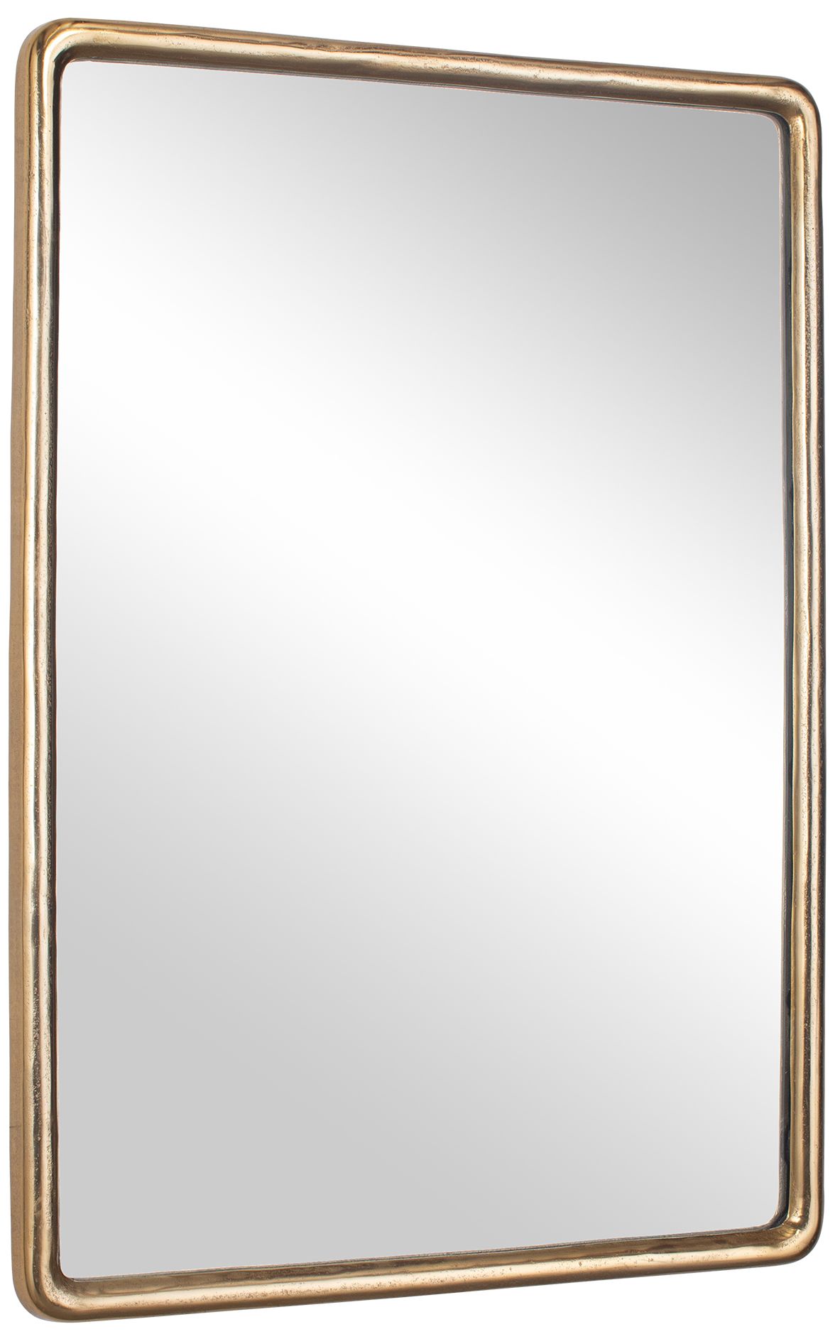 Image 3 Uttermost Burton Indoor-Outdoor 22" x 32" Brass Aluminum Mirror more views