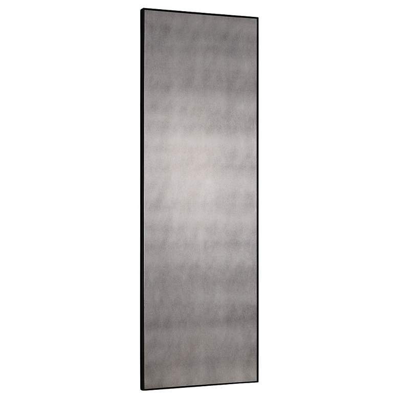 Image 4 Uttermost Burwell Black 24" x 72" Antiqued Wall Mirror more views