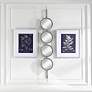 2_Uttermost Button Silver Leaf 10" x 60" Wall Mirror more views