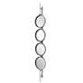 5_Uttermost Button Silver Leaf 10" x 60" Wall Mirror more views