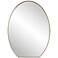 Uttermost Cabell 24" W x 32" H Brass Stainless Steel Oval Mirror