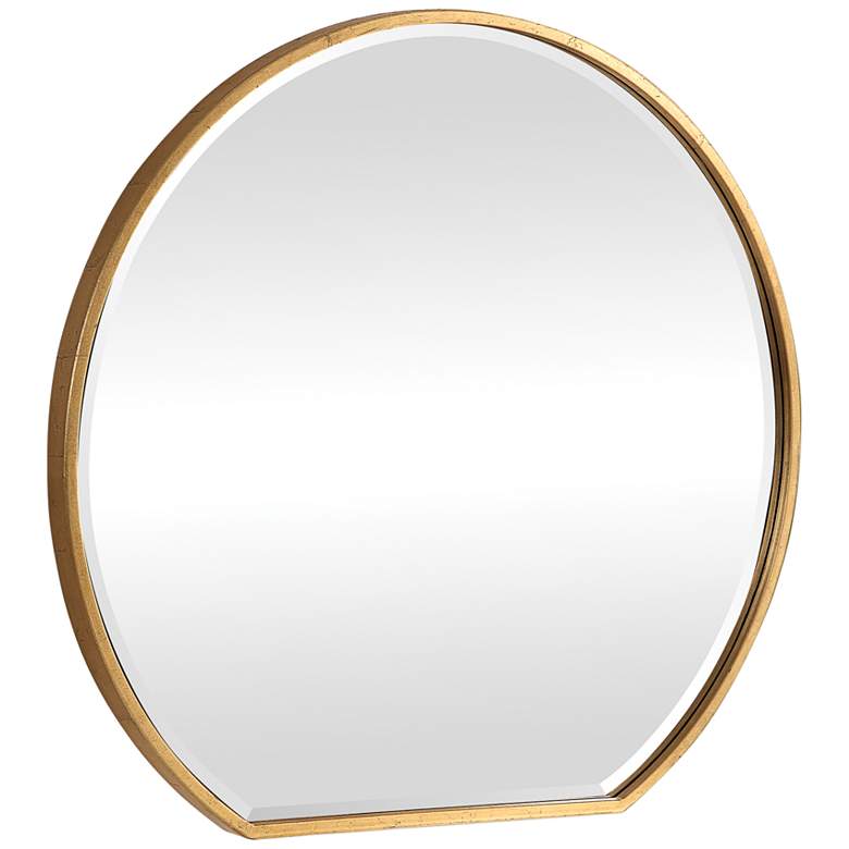 Image 2 Uttermost Cabell Gold 42" x 39 1/4" Oversized Wall Mirror
