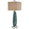 Uttermost Cabella Aged Blue Art Glass Table Lamp