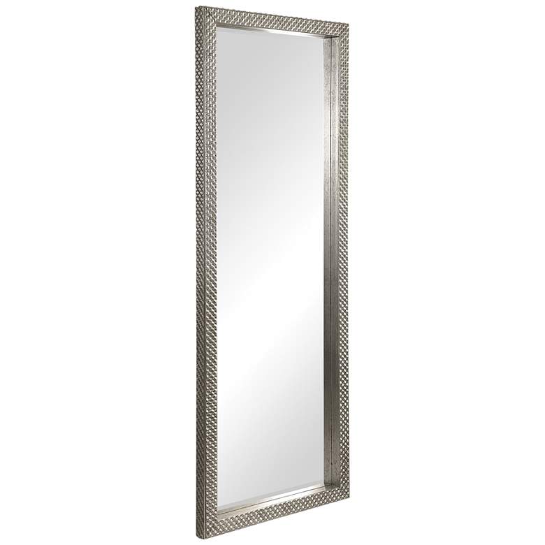 Image 2 Uttermost Cacelia Silver 27 1/4 inch x 75 1/4 inch Floor Mirror
