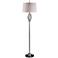 Uttermost Cadeyrn Silver Leaf Openwork Font Floor Lamp