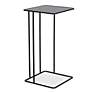4_Uttermost Cadmus 12" Wide Brushed Black Square Accent Table more views