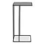 5_Uttermost Cadmus 12" Wide Brushed Black Square Accent Table more views