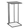 Uttermost Cadmus 12" Wide Brushed Black Square Accent Table