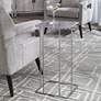 Uttermost Cadmus 12" Wide Pewter Square Accent Table