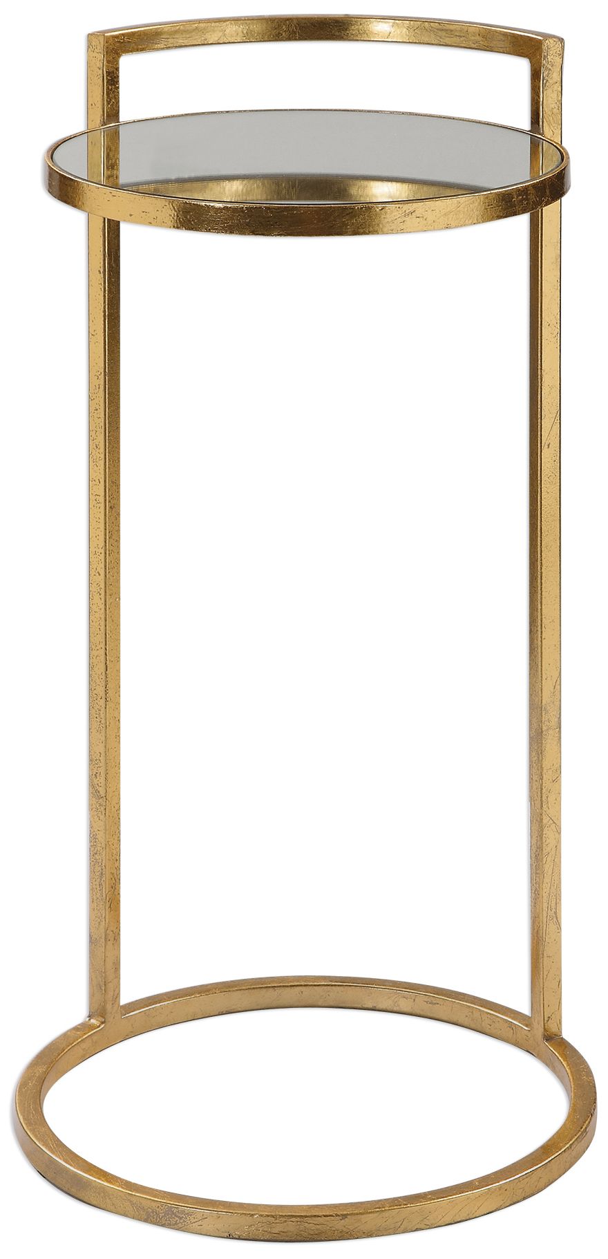 Image 2 Uttermost Cailin 26-in H Gold Accent Table