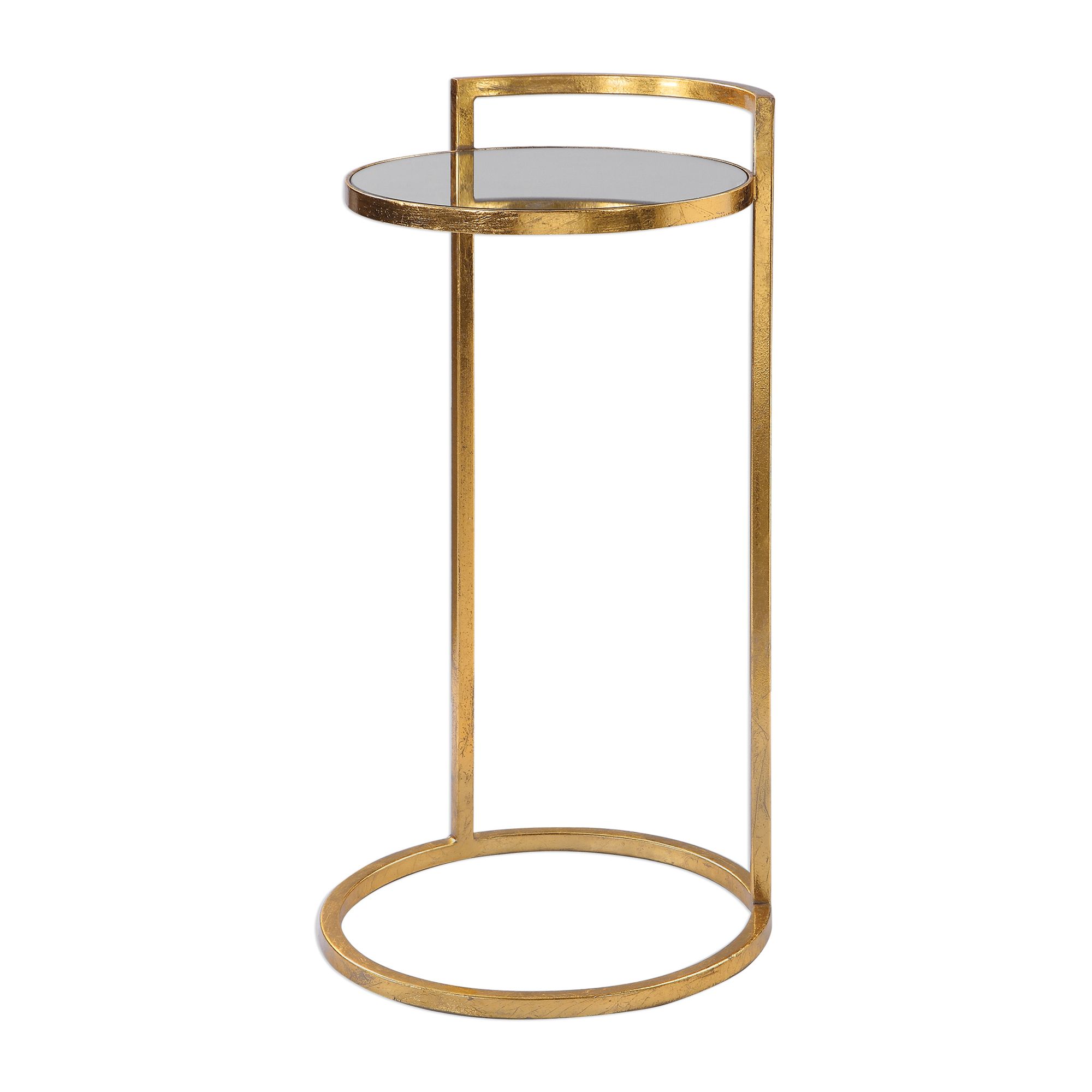 Image 3 Uttermost Cailin 26-in H Gold Accent Table more views