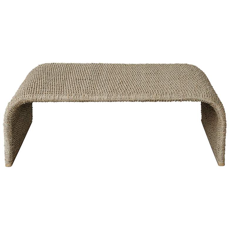 Image 1 Uttermost Calabria Woven Seagrass Coffee Table