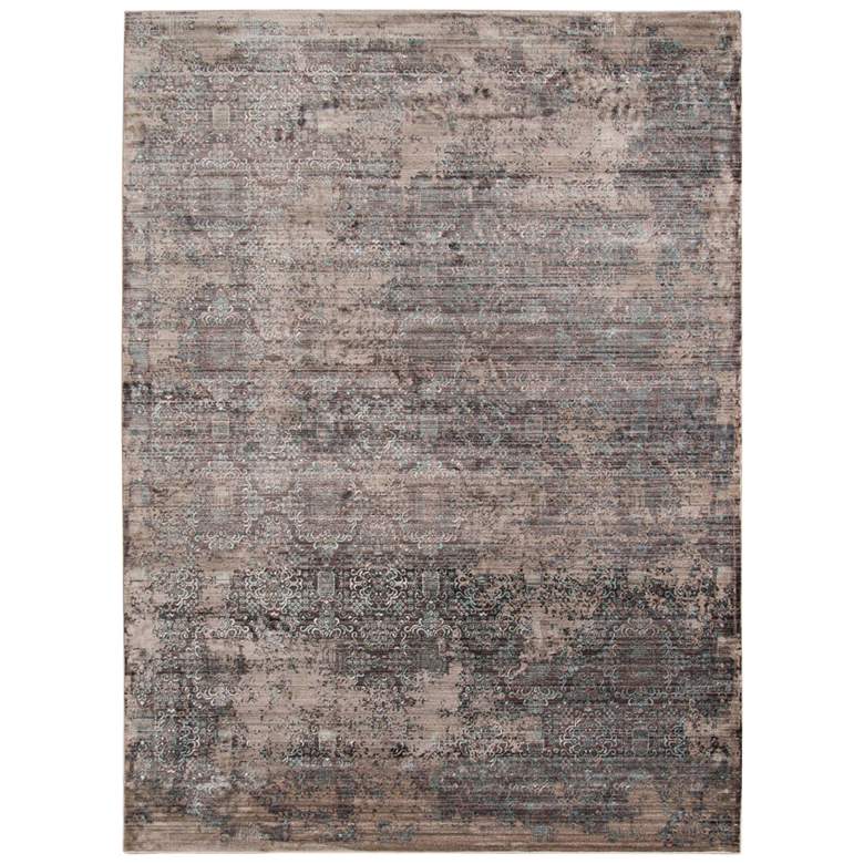 Image 1 Uttermost Calandria 5 1/4'x7 1/2' Gray Abstract Area Rug