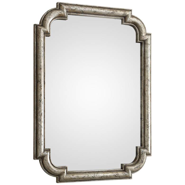 Image 2 Uttermost Calanna Silver 32 3/4 inch x 45 1/4 inch Wall Mirror