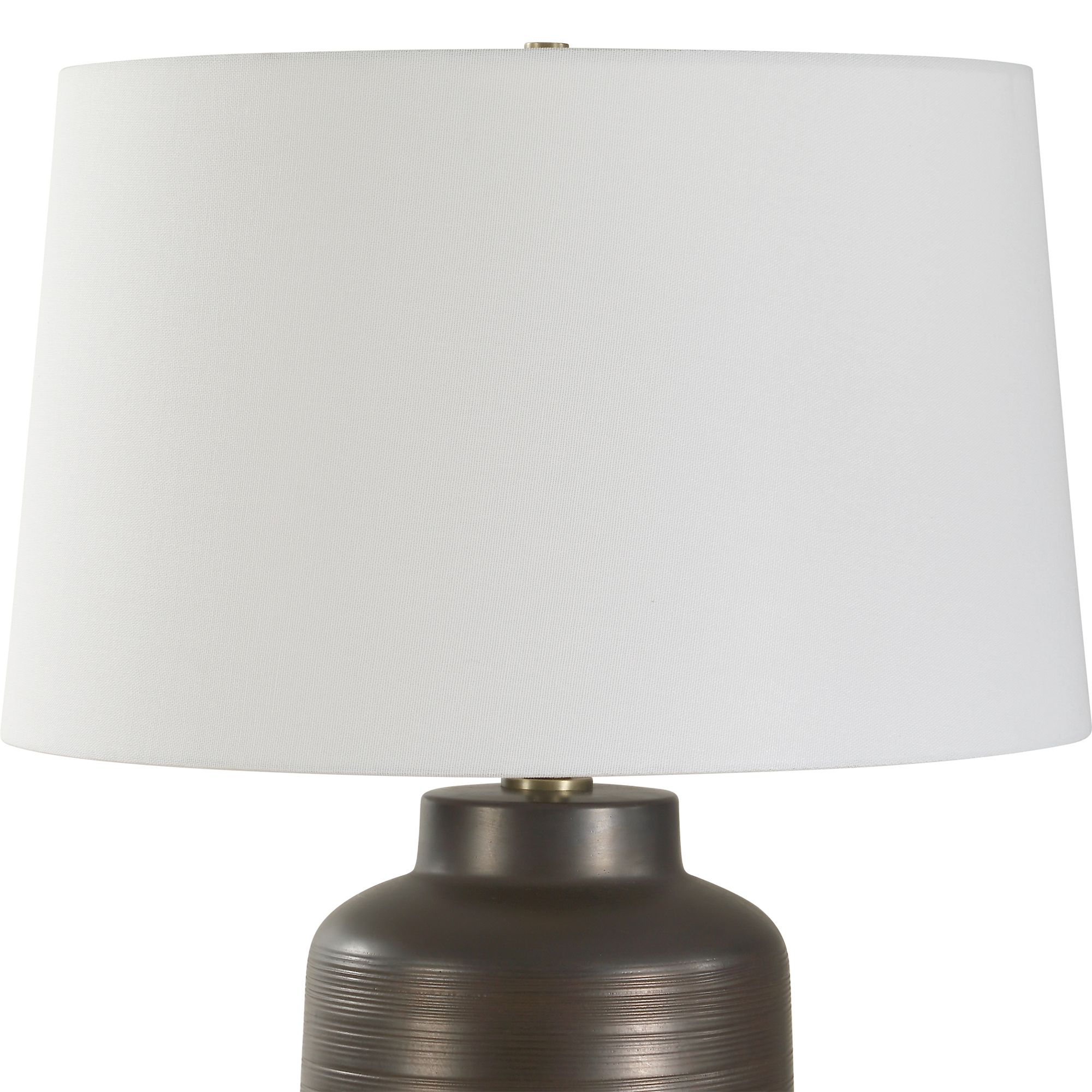 Image 6 Uttermost Calderone 26 3/4" High Bronze Porcelain Table Lamp more views