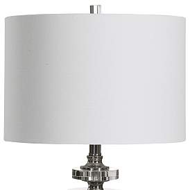 Image4 of Uttermost Calia White Column Ceramic Table Lamp more views