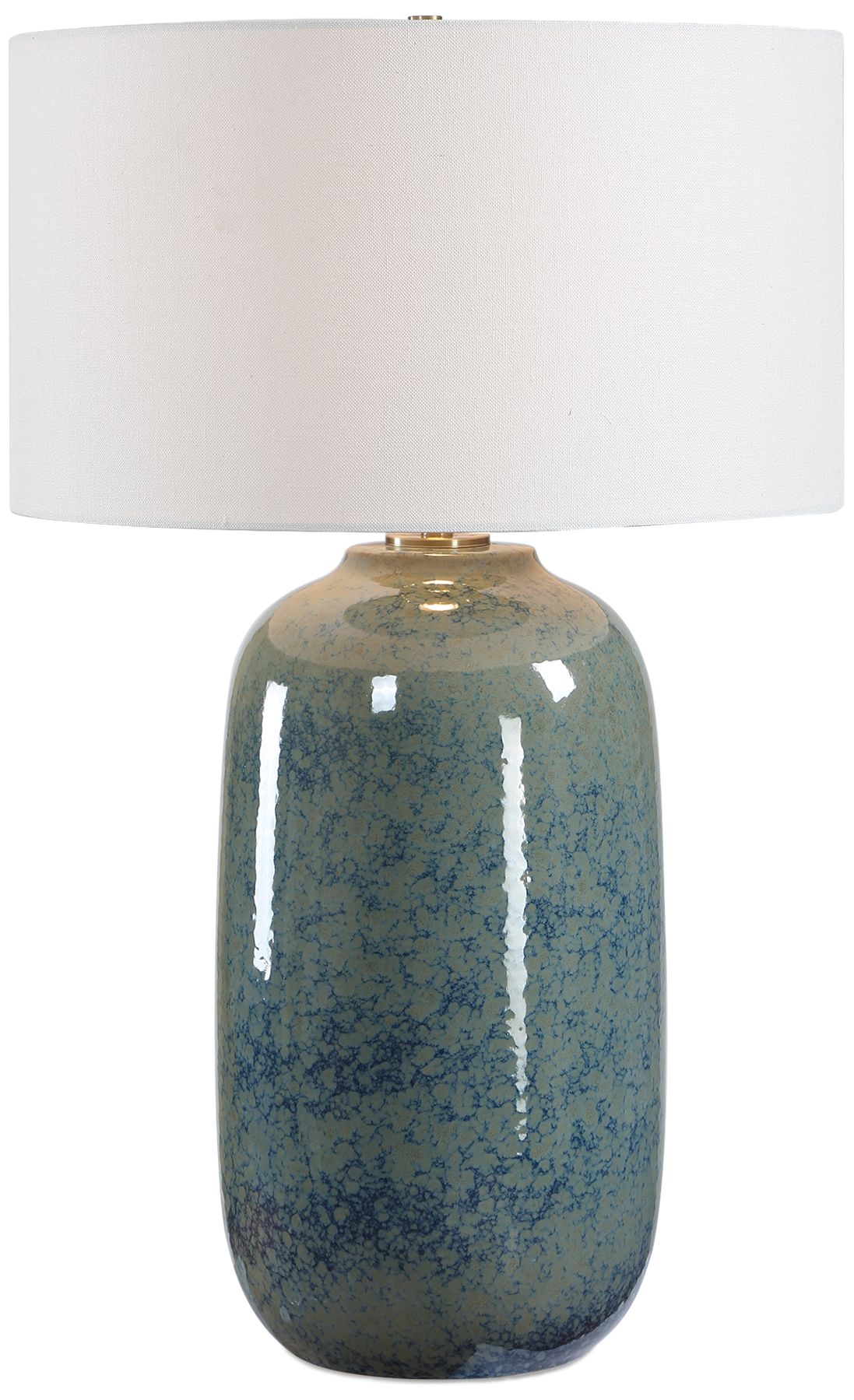 Uttermost Caliendo 30 1/2" Blue Sage Ceramic Table Lamp