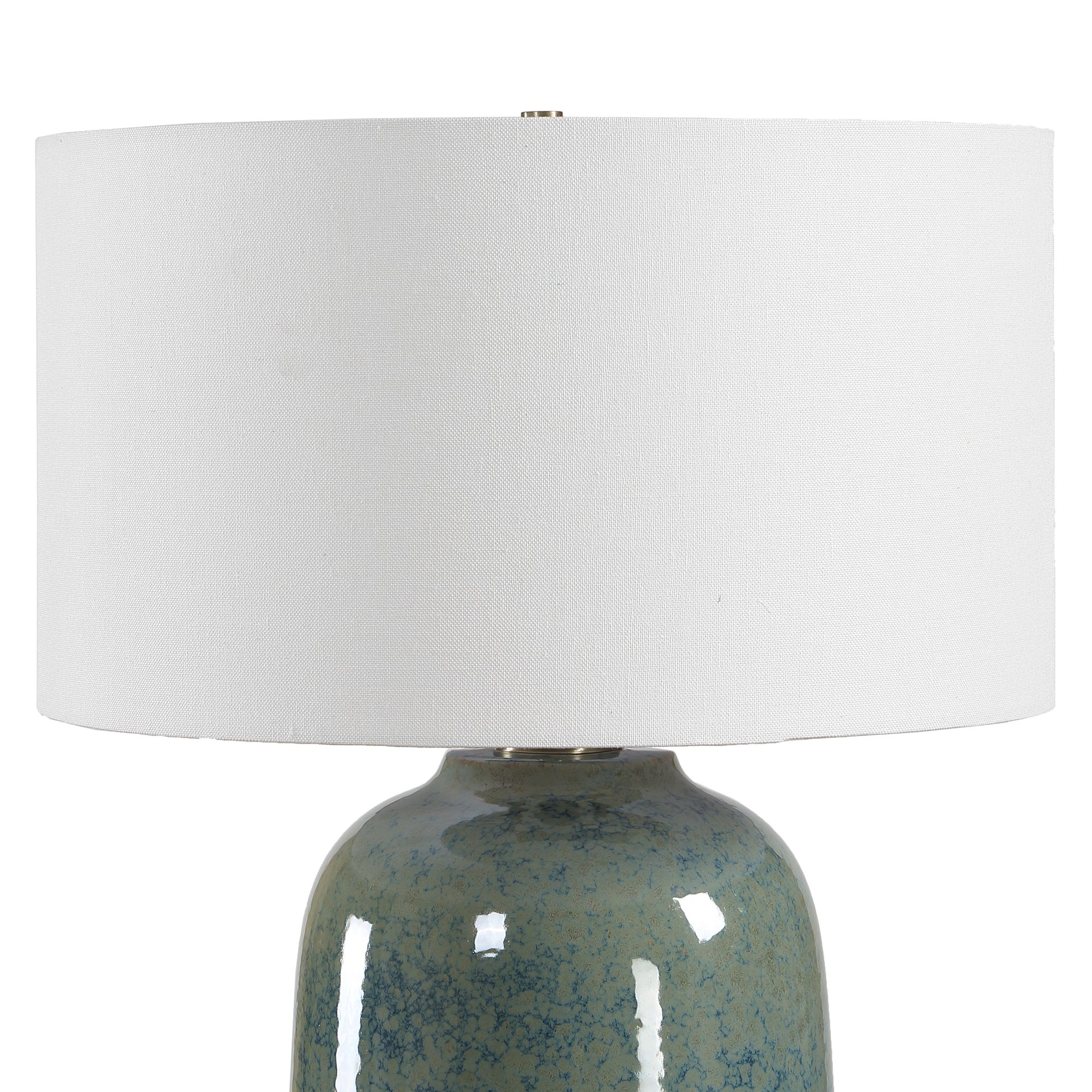 Image 5 Uttermost Caliendo 30 1/2" Blue Sage Ceramic Table Lamp more views