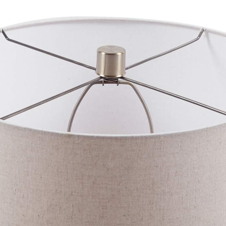 Image 6 Uttermost Callais 32 1/2" Aqua Blue Column Ceramic Table Lamp more views