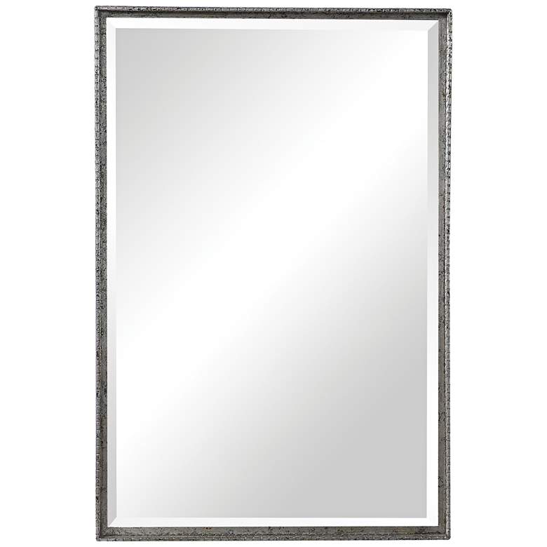 Image 2 Uttermost Callan Aged Silver 20 1/4" x 30 1/4" Vanity Mirror