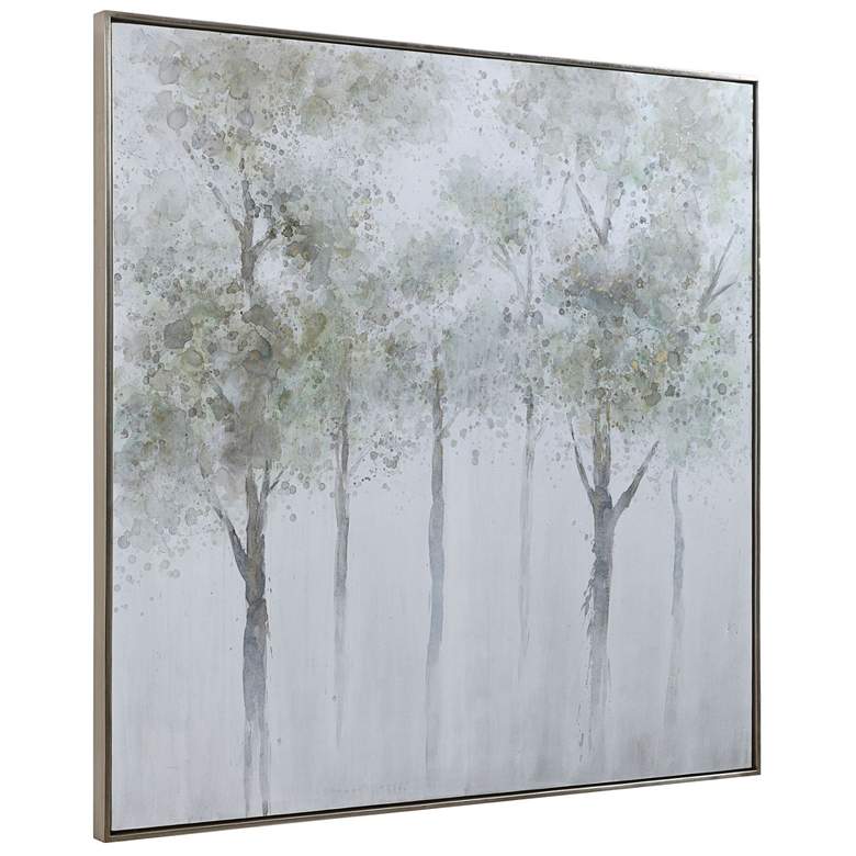 Image 6 Uttermost Calm Forest 51 inch Square Framed Canvas Wall Art more views