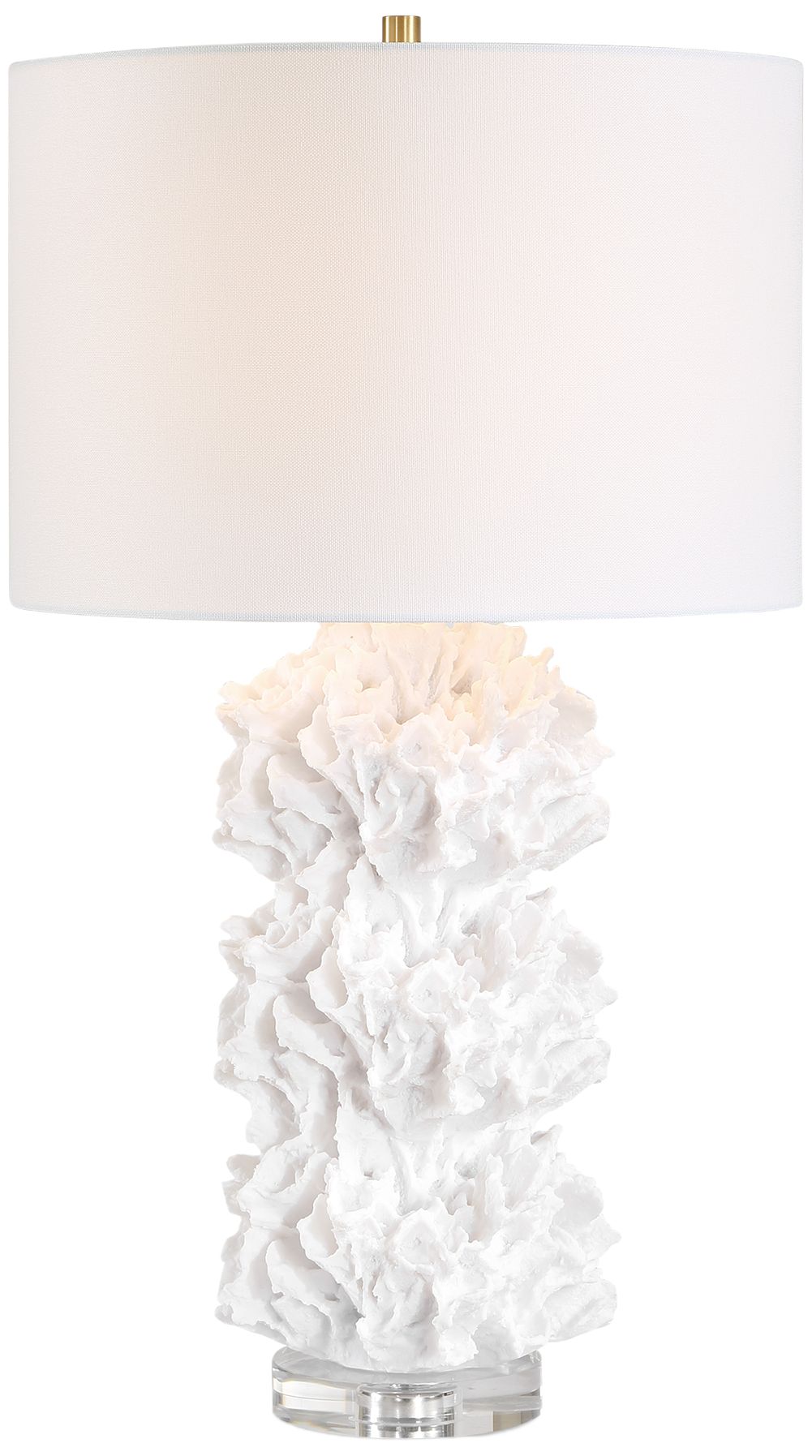 Image 2 Uttermost Cambre 26" White Table Lamp