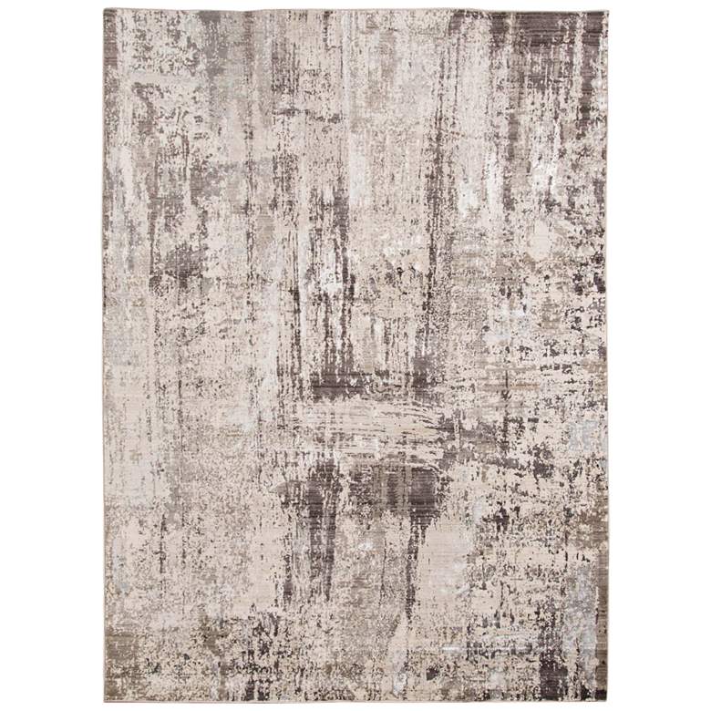 Image 1 Uttermost Cameri 5&#39;x8&#39; Charcoal Abstract Area Rug