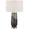 Uttermost Campa Gray-Blue Ombre Glass Table Lamp
