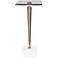 Uttermost Campeiro 12 3/4" Wide Brushed Brass Drink Table