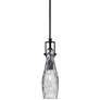 Uttermost Campester 9" Wide Black and Clear Mini Pendant