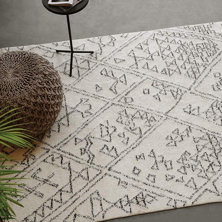 Image 3 Uttermost Campo 5'x8' Ivory Tribal Area Rug more views