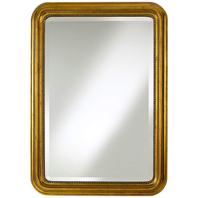 Image 1 Uttermost Campton Antiqued Gold 42" High Wall Mirror
