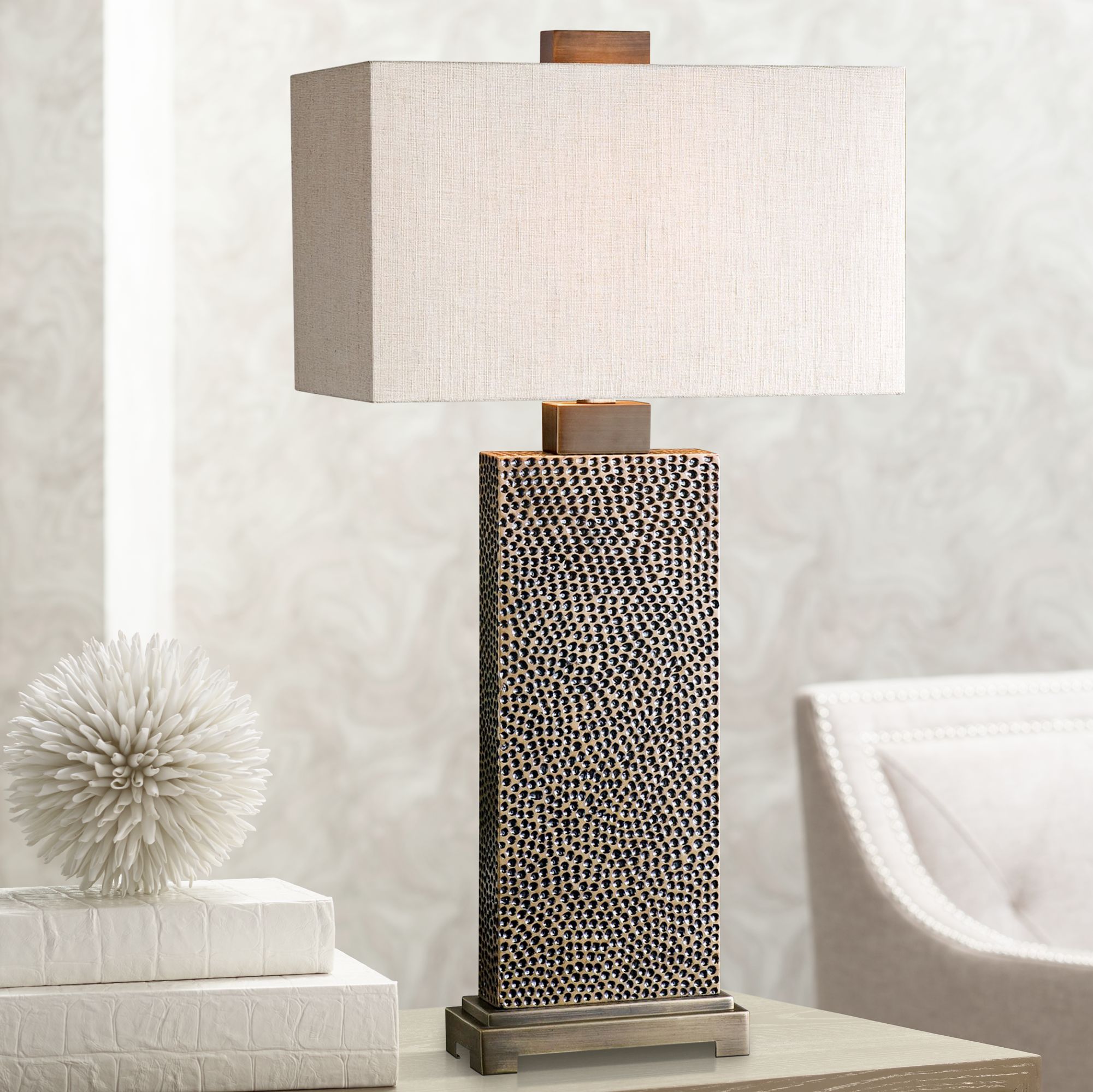 contemporary bronze table lamps