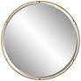 Uttermost Canillo 42" Gold Round Mirror
