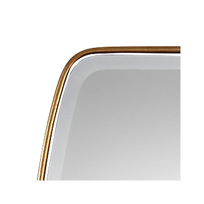Image 4 Uttermost Canillo Gold 21" x 36" Floating Wall Mirror more views
