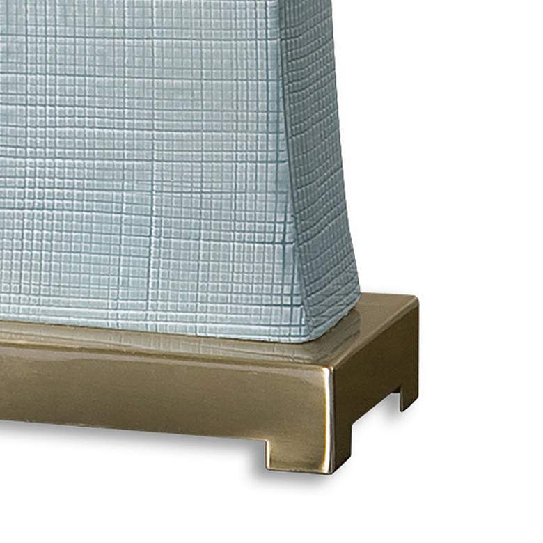 Image 3 Uttermost Cantarana 29" Blue Gray Modern Ceramic Table Lamp more views