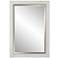 Uttermost Cape 29" W x 41" H Whitewashed Rattan Mirror