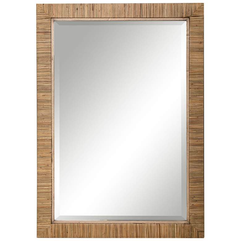 Image 5 Uttermost Cape Natural Rattan 28 3/4 inch x 41 inch Wall Mirror more views
