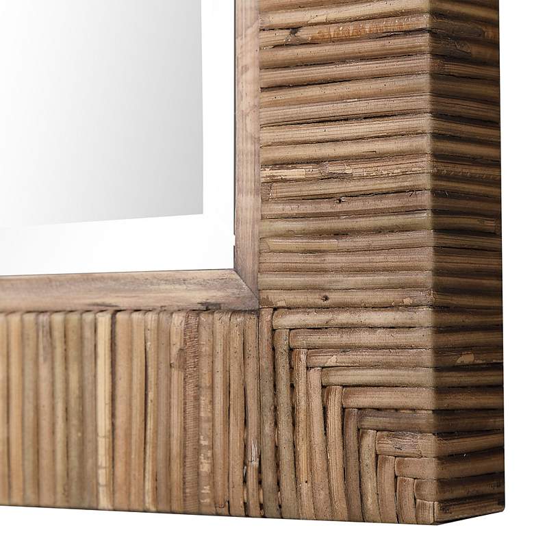 Image 5 Uttermost Cape Natural Rattan 28 3/4" x 41" Wall Mirror more views
